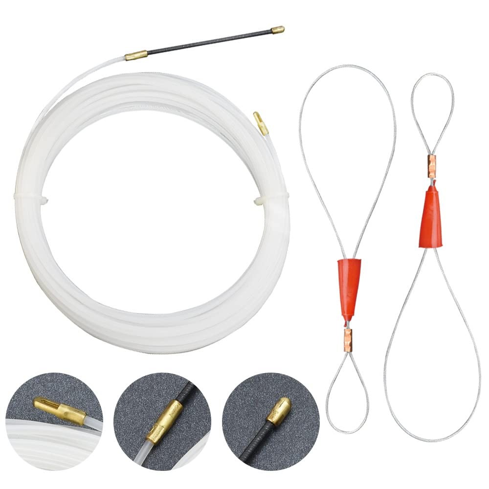 WENRERO Cable Running Puller Rods Electrical Wire Threader Nylon Fish Tape Ri...