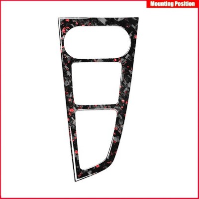 Genuine Carbon Fiber Gear Shift Lever Panel Trim For Audi 2017-2019 A4 B9 S4 RS4