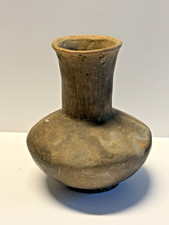 Antiguo recipiente de cerámica/jarra de agua de arcilla indio nativo americano arcaico; Arkansas