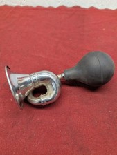 Vintage Bicycle Horn Clown Bike Squeeze Chrome Unbranded Working Squeak Ball