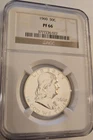 1960-P NGC PF66 Franklin Silver Half Dollar