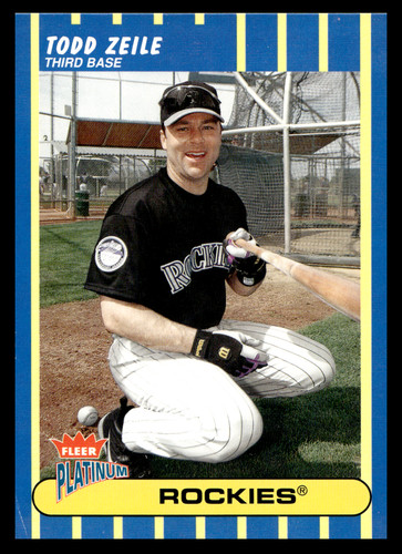 2003 Fleer Platinum Todd Zeile #5 card