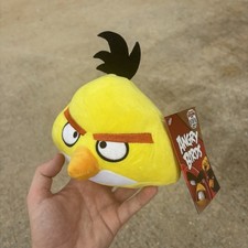 Smooshimals Rovio Angry Birds Chuck Yellow Bird Plush 5 in. With Tags Licensed