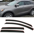 Set of IN-CHANNEL Window Visors Rain Wind Guard Fit Kia Sorento 2016 2017-2020