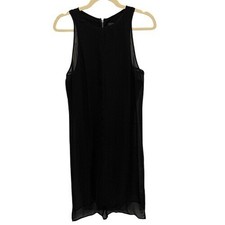 Rag & Bone Bailey Black Sheer Overlay Dress L