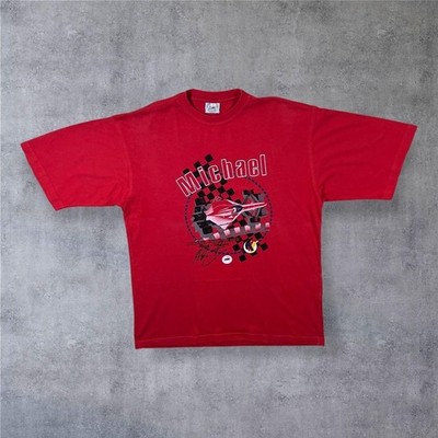 Vintage Michael Schumacher  Formula 1 Champion  Formula One T-Shirt Large XL Red