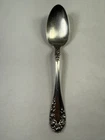 Rose by Wallace Sterling Silver Teaspoon 6" Heirloom Vintage Flatware