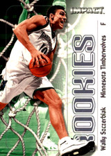 1999-00 SkyBox Impact #180 Wally Szczerbiak RC Minnesota Timberwolves