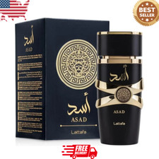 Asad by Lattafa perfume for unisex EDP 3.3 3.4 oz Cologne New in Box USA