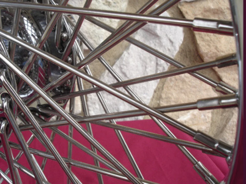 16X3.5 60 SPOKE KCINT DNA FRONT WHEEL 1984-99 HARLEY HERITAGE FAT BOY SOFTAIL - Image 3 of 3