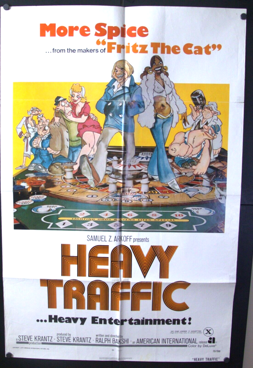 Heavy Traffic - 1973 Original Folded One Sheet Poster. Ralph