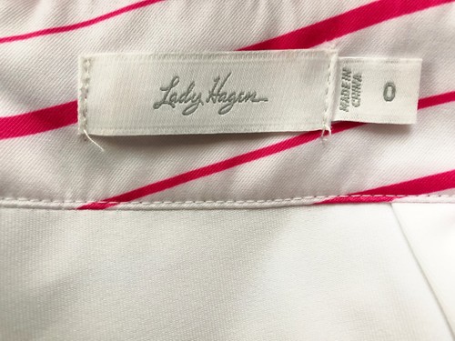 Lady Hagen Blue, Pink, White Bon Voyage Collection Athletic Skort - Size 0 New! - Picture 2 of 2