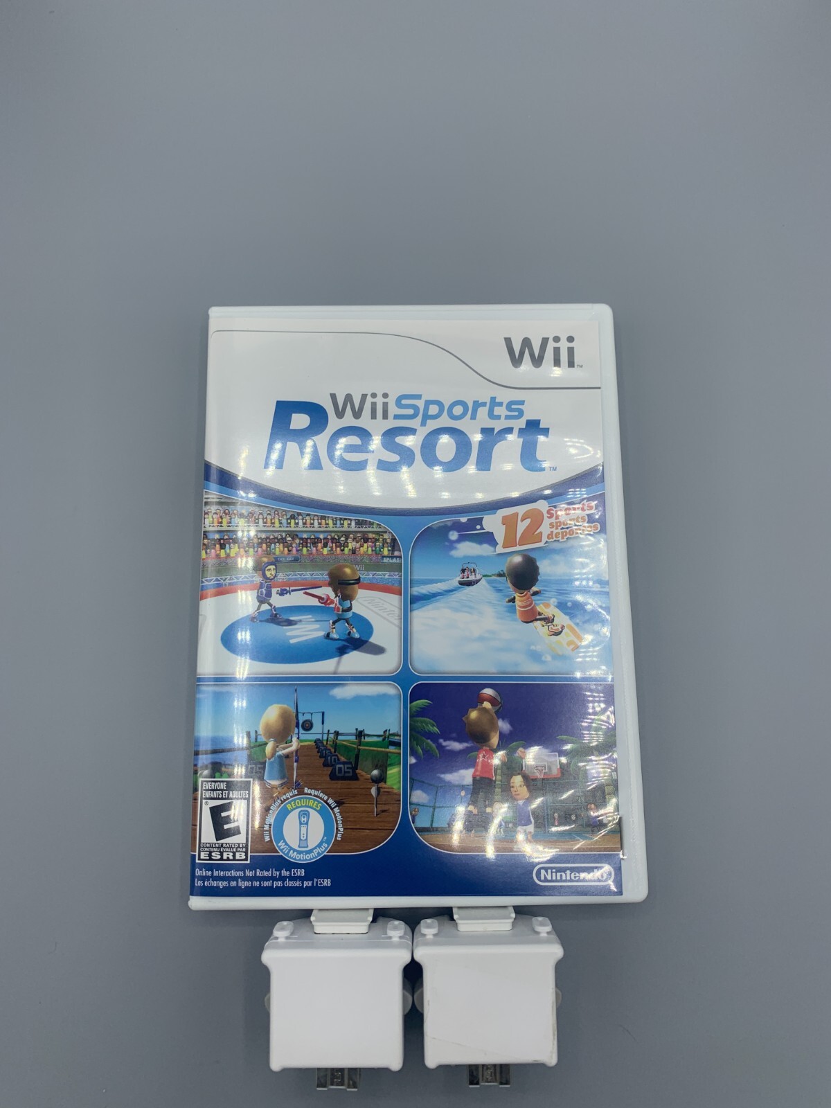 Nintendo Wii Sports Resort with 2 Motion Plus Adapters and Sleeves, Complete 45496901509 eBay