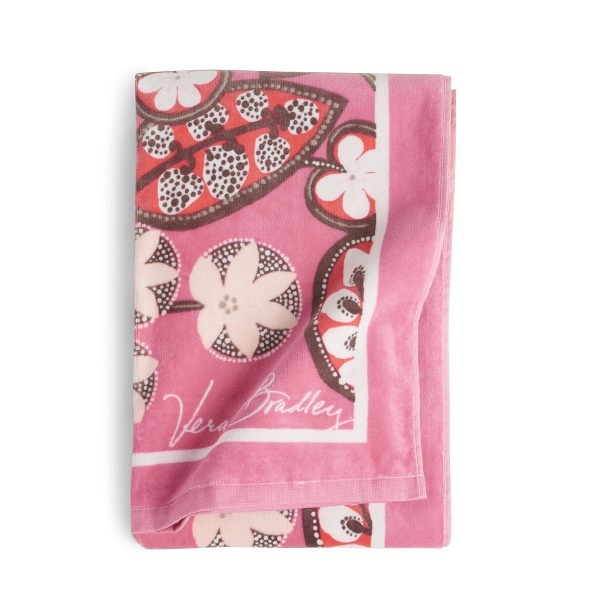 blush beach towel