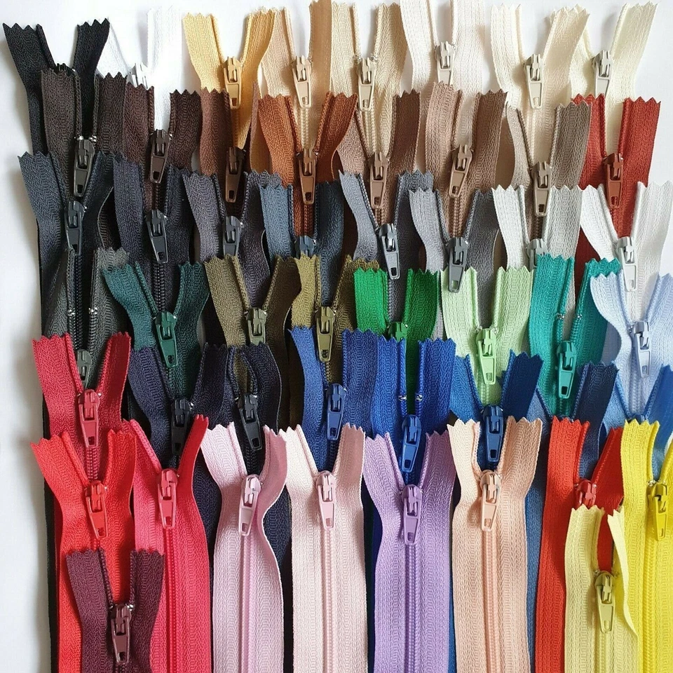 25 Reißverschlüsse 18 - 20 - 22 cm MIX Reißverschluss Verschlüsse nicht teilbar - Bild 2 von 4