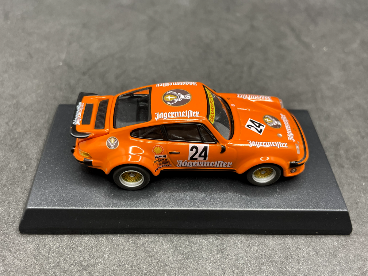 Kyosho 1/64 Jägermeister Porsche 934 #24 '76 Nurburgring diecast