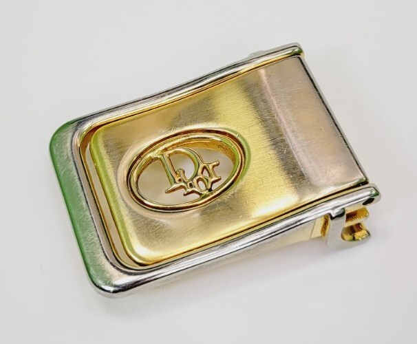 DIOR Vintage Gold Brass Belt Buckle Christian Dior Unisex | eBay