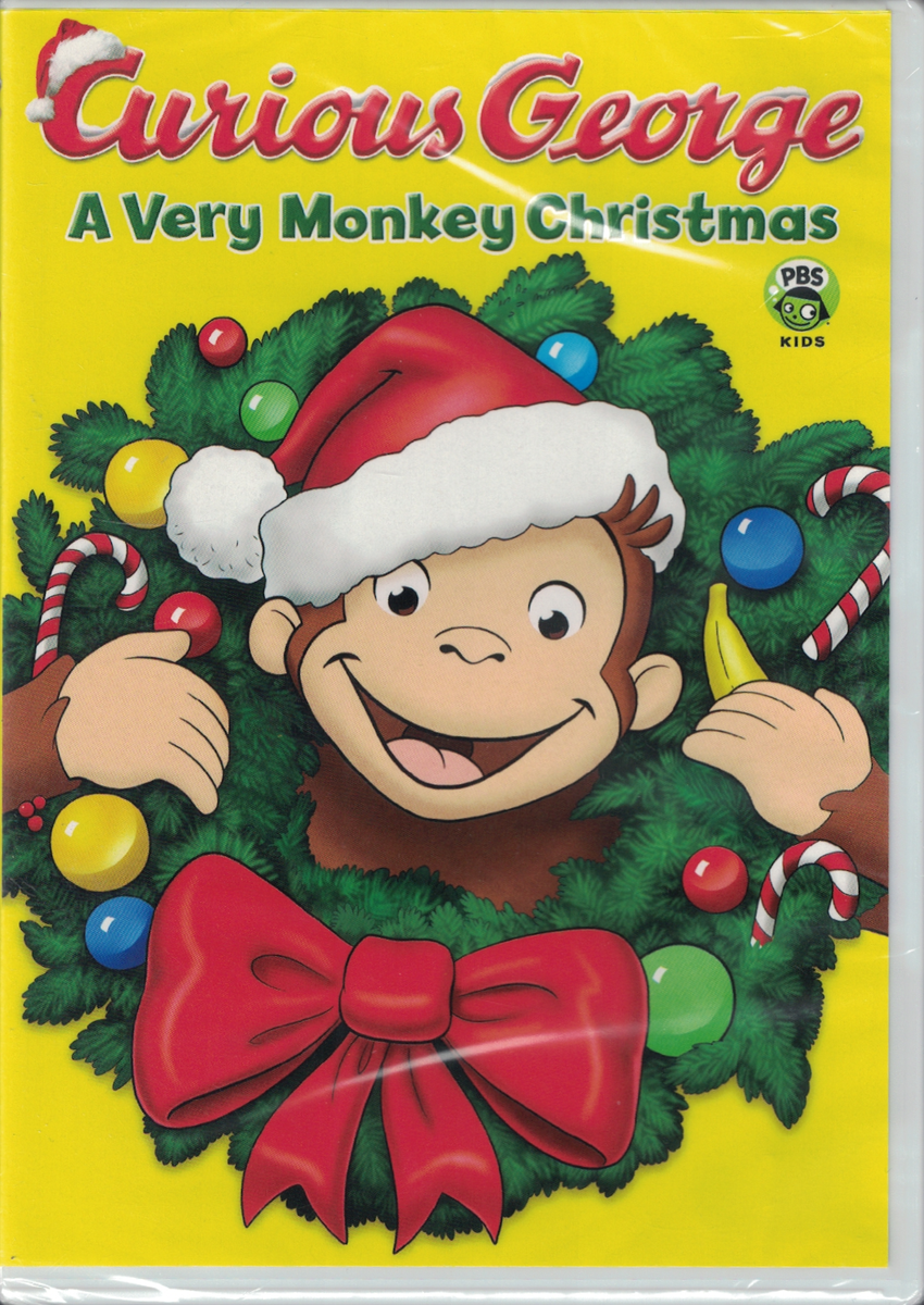 Curious George: A Very Monkey Christmas - Widescreen DVD - PBS