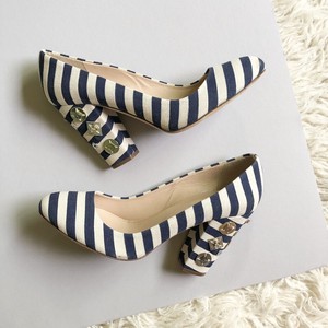 navy white heels