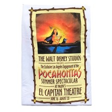 Vintage 90s Disney Pocahontas Movie Promo Shirt El Capitan Theatre Single Stitch