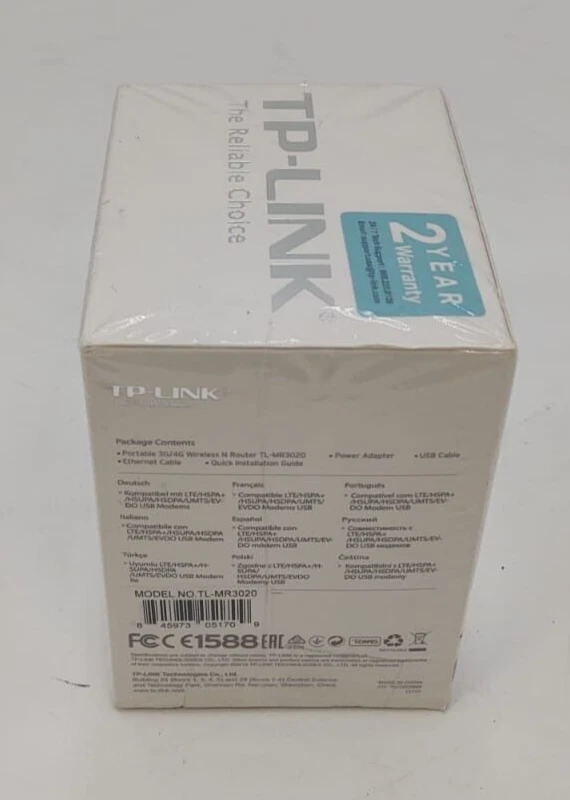 TP-Link TL-MR3020 Portable 3G/4G Wireless Router - Image 2 of 4