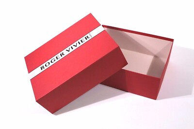 SCATOLA CONFEZIONE LUSSO - GIFT BOX ''ROGER VIVIER'' CARRY ORIGINALE (35x27x13 CM)