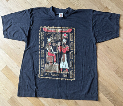 vtg Michael Jackson History Tour T-Shirt L Egypt Egyptian Parking