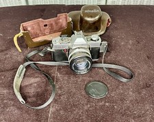 VTG Minolta XG 7 Camera 35mm SLR Camera w Case,Minolta Lens MC ROKKOR 1:19 F 55