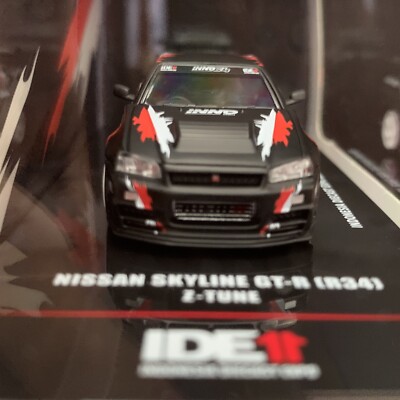 CHASE CAR - INNO64 Nissan Skyline GT-R R34 Z-TUNE GRAY Indonesia