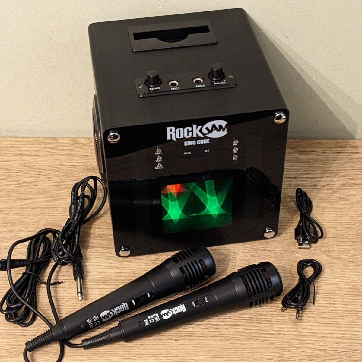 RockJam Singcube karaoke machine 5W rechargeable Bluetooth 2