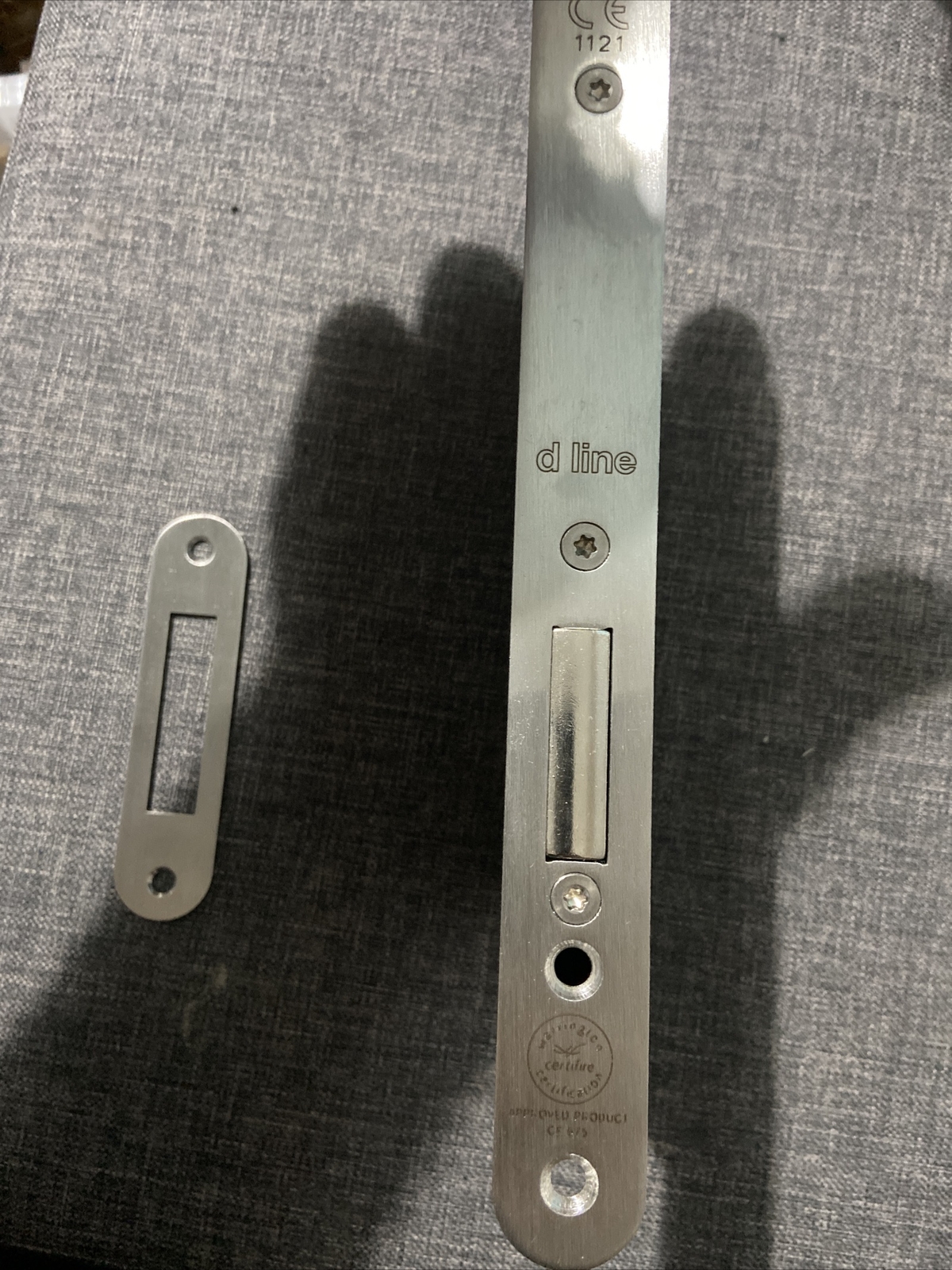 D LINE 14921102600 PZ SQUARE SASH LOCK W/ STRIKE PLATE SATIN SS 60MM eBay