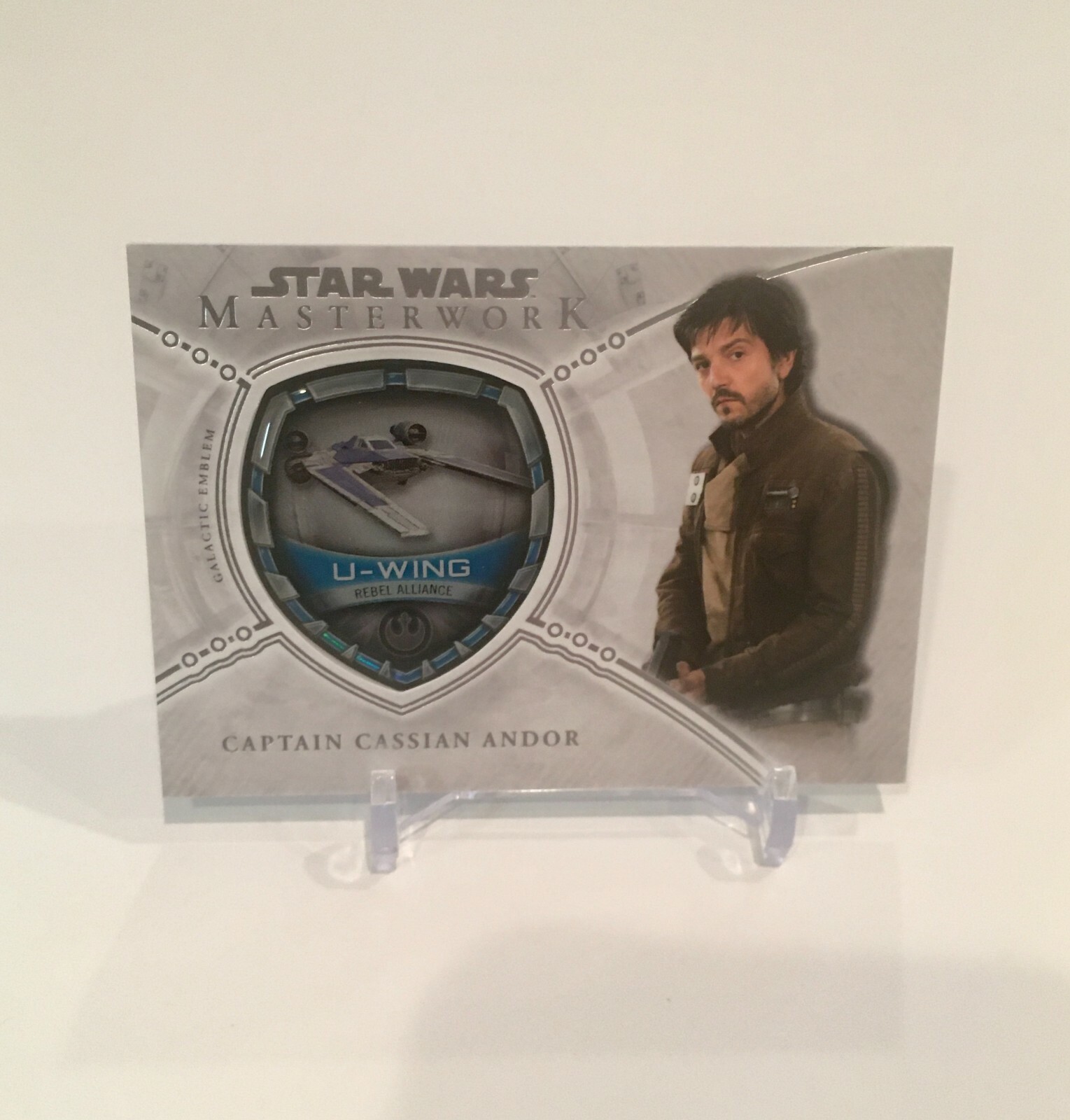 2018 Topps Star Wars Masterwork 158/175 Captain Cassian Andor U-Wing # ...