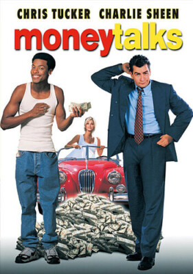 MONEY TALKS - Chris Tucker Charlie Sheen DVD Snapcase. With Case