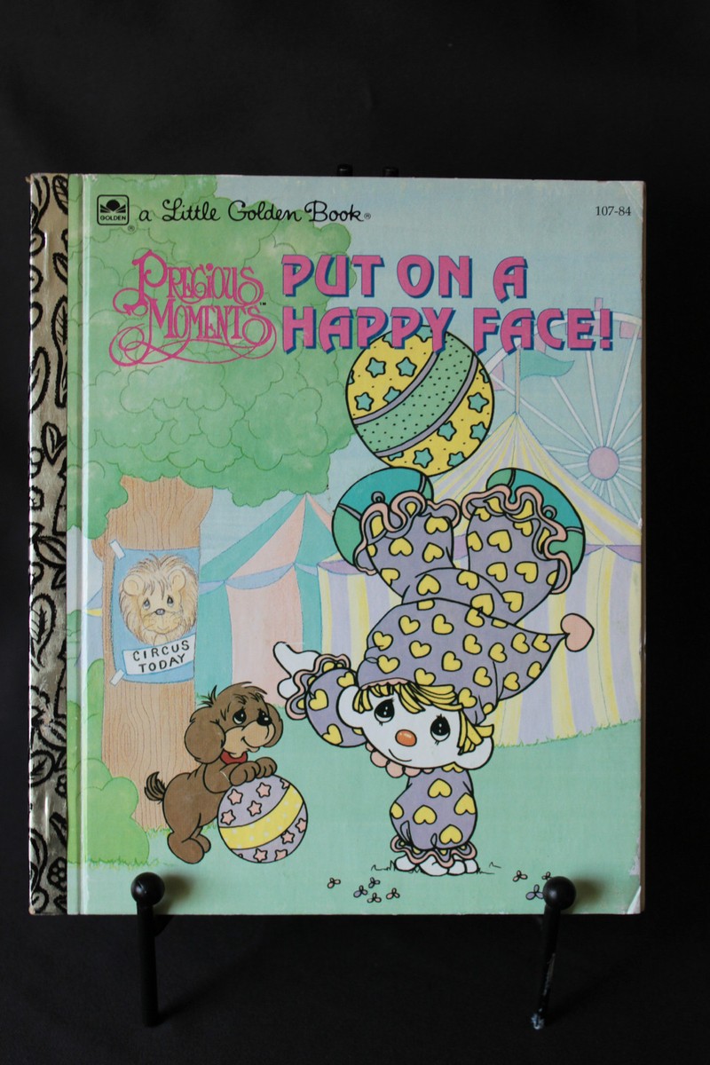 A Little Golden Book Precious Moments Put On A Happy Face 1993 | eBay