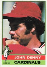 John Denny 1976 TOPPS Baseball Card #339