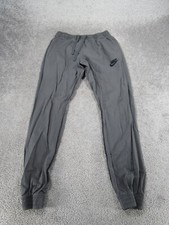 Nike Joggers Youth Medium Gray Cotton/Nylon Gym