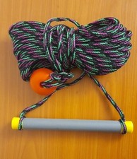 CORDA TRAINO GALLEGGIANTE PER SCI NAUTICO SPORT TREM MT 20 UNA MANIGLIA