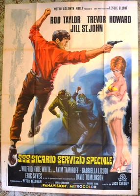 Originales Plakat S.S.S. SICARIO Spezialdienst 65 Der Liquidator SPY FILM