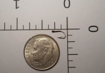 100 MUSTAD & SON #14 FLY TYING HOOKS HAMECONS FORGES RONDS BRONZED REVERSED 530B