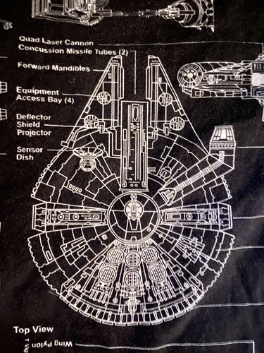 Star Wars "Blueprint" Langarmhemd mit Knopfleiste *Super Selten* - Bild 5 von 9