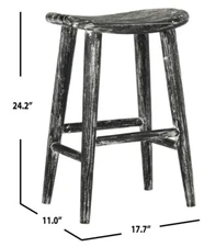 Safavieh COLTON WOOD COUNTER STOOL, Reduced Price 2172729191 BST1000A