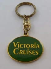 RARE ~ Vintage Victoria Cruises Yangtze River ASIA Keychain