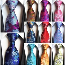 Mens Stylish Paisley Floral Wide High Quality Necktie Party Business Tie NEW