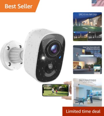 Wifi Camera Outdoor Security Camera With Free Cloud Storage LaView