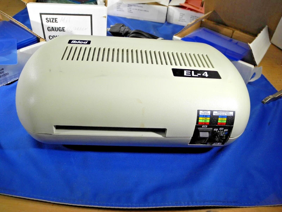 IBICO EL-4 Small Card / Pouch Laminator - Adjustable Temp - Tested W/ 100s Cards - Image 2 of 4