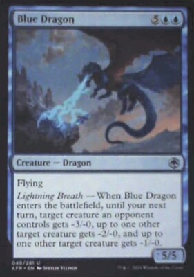 Blue Dragon - Adventures in the Forgotten Realms: #49, MTG Nm R139