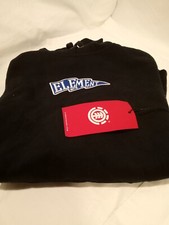 Men's Element Black Sweatshirt Hoodie Sweater Pullover Size Medium-NWT