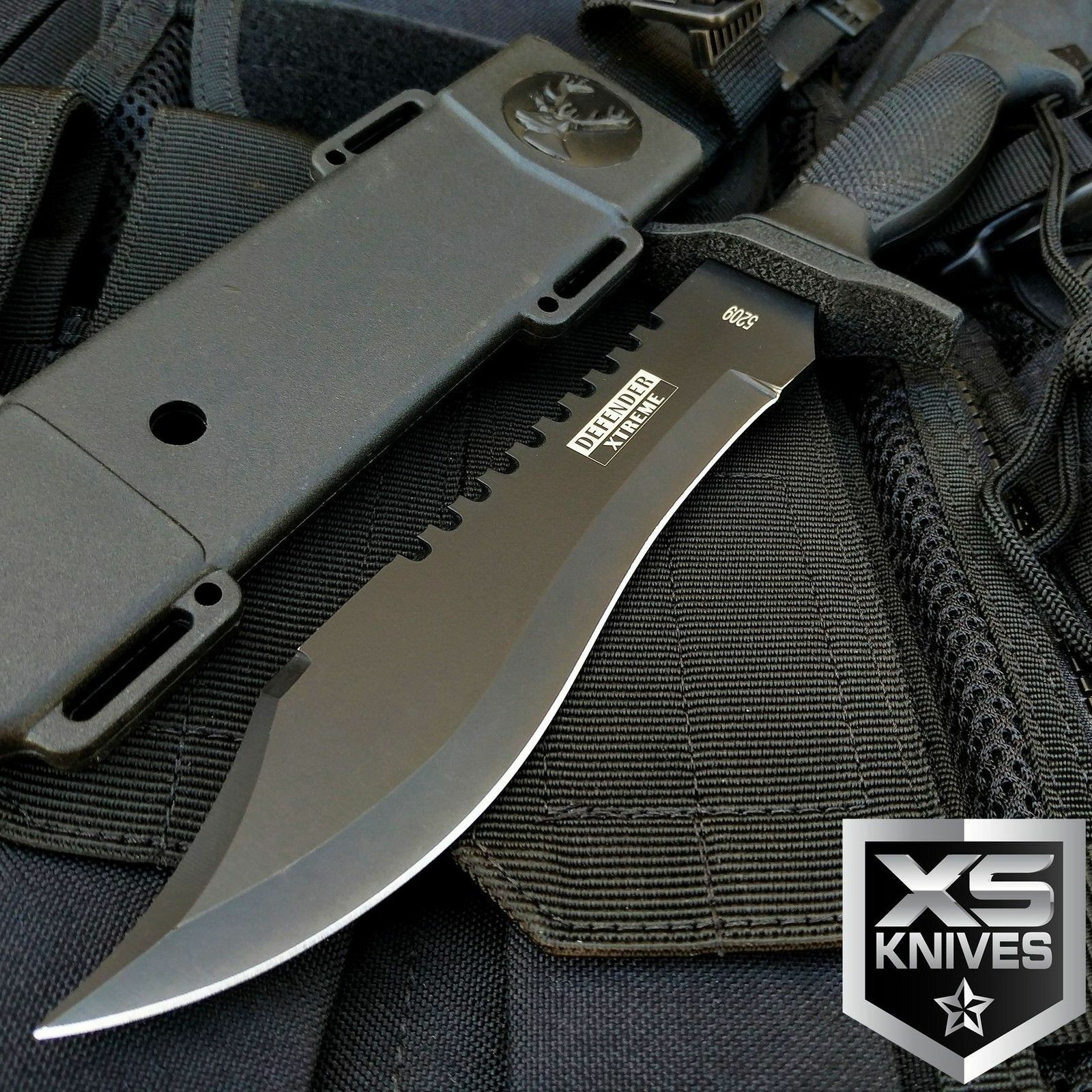 12" TACTICAL BOWIE SURVIVAL HUNTING KNIFE w/ SHEATH MILITARY Combat
