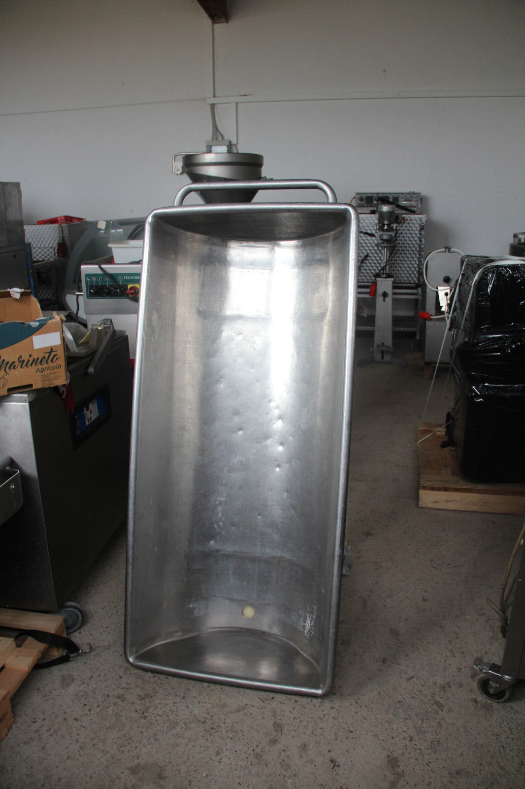 Edelstahl Mengmulde, Mischwanne, Mischmulde, Fleischwanne