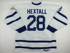 CCM 1990s NHL Alumni Oldtimers Hockey Authentic Pro Jersey 54 White Hextall